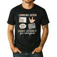 Communication Looks Different For Everyone SPED Teacher ASD Men's Casual T-Shirt Black Communication Looks Different For Everyone SPED Teacher ASD Men's Casual T-Shirt Black