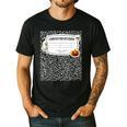 Composition Notebook Costume Adult Halloween For Teachers Men's Casual T-Shirt Black Composition Notebook Costume Adult Halloween For Teachers Men's Casual T-Shirt Black