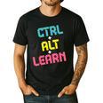 Computer Teacher Back To School Kids Ctrl Alt Learn Men's Casual T-Shirt Black Computer Teacher Back To School Kids Ctrl Alt Learn Men's Casual T-Shirt Black