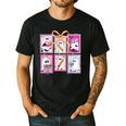 Coquette Bow Spooky Teacher Ghost Halloween Trick Or Teach Men's Casual T-Shirt Black