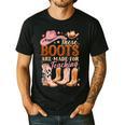 Cowboy Teacher These Boots Are Made-For Teaching School Men's Casual T-Shirt Black
