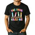 Get Your Cray-On Preschool Teacher Kindergarten Teacher Men's Casual T-Shirt Black