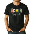 Cute Admin Squad Crew Team Back To School Teacher For Men Women Men's Casual T-Shirt Black Cute Admin Squad Crew Team Back To School Teacher For Men Women Men's Casual T-Shirt Black