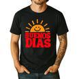 Cute Bilingual Spanish Teacher Buenos Dias Sunshine Men's Casual T-Shirt Black Cute Bilingual Spanish Teacher Buenos Dias Sunshine Men's Casual T-Shirt Black