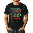 Cute Principal Nurse Lunch Lady Teacher Coach Homeschool Mom Men's Casual T-Shirt Black