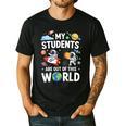 Cute School Teacher My Students Are Out Of This World Space Men's Casual T-Shirt Black Cute School Teacher My Students Are Out Of This World Space Men's Casual T-Shirt Black