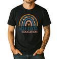 Cute Special Education Leopard Print SPED Teacher Idea Men's Casual T-Shirt Black Cute Special Education Leopard Print SPED Teacher Idea Men's Casual T-Shirt Black