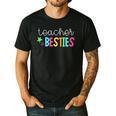 Cute Teacher Shirt Teacher Besties Men's Casual T-Shirt Black Cute Teacher Shirt Teacher Besties Men's Casual T-Shirt Black