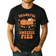 Cute Thanksgiving Teacher Thankful For My Sweetie Pies Mom Men's Casual T-Shirt Black Cute Thanksgiving Teacher Thankful For My Sweetie Pies Mom Men's Casual T-Shirt Black