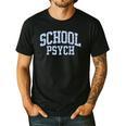 Cute Wildflower School Psych Teacher School Psychologist Men's Casual T-Shirt Black Cute Wildflower School Psych Teacher School Psychologist Men's Casual T-Shirt Black