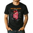 Digestive System Anatomy Anatomical Biology Teacher Men's Casual T-Shirt Black Digestive System Anatomy Anatomical Biology Teacher Men's Casual T-Shirt Black