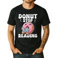 Donut Stop Reading Kawaii Teacher Preschool Kindergarten Men's Casual T-Shirt Black Donut Stop Reading Kawaii Teacher Preschool Kindergarten Men's Casual T-Shirt Black