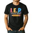 I E P I Encourage Progress Special Education Teacher Men's Casual T-Shirt Black I E P I Encourage Progress Special Education Teacher Men's Casual T-Shirt Black