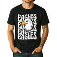 Eagles School Sports Fan Team Spirit Teacher Parent Student Men's Casual T-Shirt Black