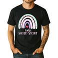 Early Headstart Cute Retro Rainbow Teachers Men's Casual T-Shirt Black Early Headstart Cute Retro Rainbow Teachers Men's Casual T-Shirt Black