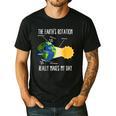 Earth Rotation Earth Day Science Teacher Kids Women Men's Casual T-Shirt Black Earth Rotation Earth Day Science Teacher Kids Women Men's Casual T-Shirt Black