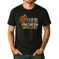 Lets Eat Kids Punctuation Turkey Thanksgiving Teacher Men's Casual T-Shirt Black Lets Eat Kids Punctuation Turkey Thanksgiving Teacher Men's Casual T-Shirt Black