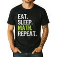 Eat Sleep Math Repeat Teacher Lover Men's Casual T-Shirt Black Eat Sleep Math Repeat Teacher Lover Men's Casual T-Shirt Black