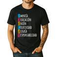 Educar Bilingual Spanish Teacher Men's Casual T-Shirt Black