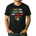 Emotional Intelligence Quote For School Counselor Teacher Men's Casual T-Shirt Black