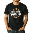 Fall For A Great Book Reading Librarian Autumn Teacher Men's Casual T-Shirt Black