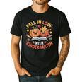 Fall In Love With Kindergarten Autumn Kindergarten Teacher Men's Casual T-Shirt Black Fall In Love With Kindergarten Autumn Kindergarten Teacher Men's Casual T-Shirt Black