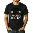 Favorite Actors Theater Drama Teacher Drama Teaching Men's Casual T-Shirt Black Favorite Actors Theater Drama Teacher Drama Teaching Men's Casual T-Shirt Black