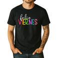 Feliz Viernes Happy Friday Spanish Teacher Friday Spanish Sp Men's Casual T-Shirt Black Feliz Viernes Happy Friday Spanish Teacher Friday Spanish Sp Men's Casual T-Shirt Black