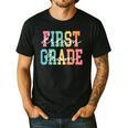 First Grade Dream Team Back To School 1st Grade Teacher Men's Casual T-Shirt Black First Grade Dream Team Back To School 1st Grade Teacher Men's Casual T-Shirt Black