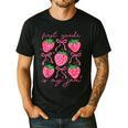 First Grade Is My Jam Strawberry First Grade Teacher Women Men's Casual T-Shirt Black