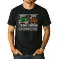 First Teach Then Thanksgiving I'm Earning A Break Teacher Men's Casual T-Shirt Black