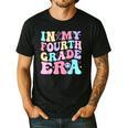 In My Fourth Grade Era Girl Back To School 4th Grade Teacher Men's Casual T-Shirt Black