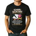 Front Office Teacher Admin Meaning School Secretary Men's Casual T-Shirt Black Front Office Teacher Admin Meaning School Secretary Men's Casual T-Shirt Black