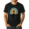 Future Teacher Cute Rainbow Leopard Teacher Outfit For Men Women Girls Kids Men's Casual T-Shirt Black