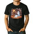 Ghost Book Reading Halloween Books Lover Teacher Men's Casual T-Shirt Black