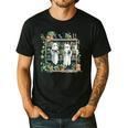 Ghost Plant Library Halloween Reading Books Teacher Vintage Men's Casual T-Shirt Black Ghost Plant Library Halloween Reading Books Teacher Vintage Men's Casual T-Shirt Black