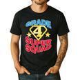 Grade 4 Super Squad Superhero Teacher Team Men's Casual T-Shirt Black Grade 4 Super Squad Superhero Teacher Team Men's Casual T-Shirt Black