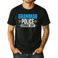 Grammar Police Comma Unit English Teacher Grammar Teacher For Men Women Men's Casual T-Shirt Black
