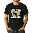 Groovy ABA RBT Therapist In My Behavior Analyst Era Teacher Men's Casual T-Shirt Black