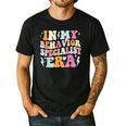 Groovy In My Behavior Specialist Era Behavior Teachers Men's Casual T-Shirt Black Groovy In My Behavior Specialist Era Behavior Teachers Men's Casual T-Shirt Black