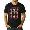 Groovy Kindergarten Is My Jam Strawberry Kinder Team Teacher Men's Casual T-Shirt Black