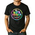 Groovy Life Skills Squad Teacher Special Ed SPED Team Crew Men's Casual T-Shirt Black Groovy Life Skills Squad Teacher Special Ed SPED Team Crew Men's Casual T-Shirt Black