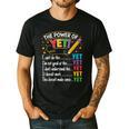 Growth Mindset Teacher Power Of Yet Inspirational Men's Casual T-Shirt Black