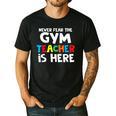 Gym Teacher Back To School Teacher Shirts For Men Women Girls Kids Men's Casual T-Shirt Black