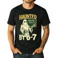 Halloween Costume Haunted By 67 Ghost Math Teacher Professor Men's Casual T-Shirt Black Halloween Costume Haunted By 67 Ghost Math Teacher Professor Men's Casual T-Shirt Black
