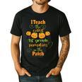 Halloween Cutest Pumpkins First Grade Teacher Men's Casual T-Shirt Black