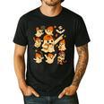 Halloween PE Teacher Costume Ghost Physical Education Men's Casual T-Shirt Black
