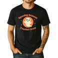 Halloween Teacher Crew Spooky Season Retro Ghost Men's Casual T-Shirt Black Halloween Teacher Crew Spooky Season Retro Ghost Men's Casual T-Shirt Black