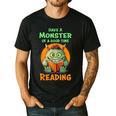 Halloween Teacher Librarian Monster Reading Books Men Women Kids Men's Casual T-Shirt Black Halloween Teacher Librarian Monster Reading Books Men Women Kids Men's Casual T-Shirt Black