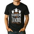 Halloween Teacher Nothing Scares Me Women Men Teachers Men's Casual T-Shirt Black Halloween Teacher Nothing Scares Me Women Men Teachers Men's Casual T-Shirt Black
